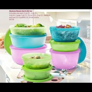 New !!! Tupperware modular bowls